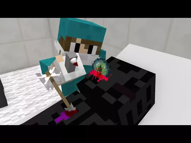 Monster School: Surgical Operation - Enderman!- Minecraft Animation